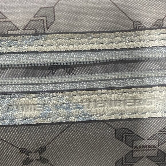 Aimee Kestenberg Leather Blue Tie-Dye Western Buckle Handbag/ Shoulder Bag - Picture 8 of 10